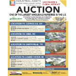 Upcoming Onsite/Online Auction - 8/30 10am EDT - GARDENS ALIVE FARMS – MI (EQUIPMENT) – EQUIPMENT