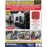 Full Catalog Coming! MAJOR TIER 1 AUTOMOTIVE SUPPLIER - GEAR AND MACHINING MANUFACTURING FACILITY