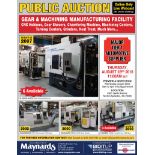 Upcoming Webcast Only Auction - 8/23 11am EDT - SURPLUS TO ONGOING OPERATIONS OF MAJOR TIER 1