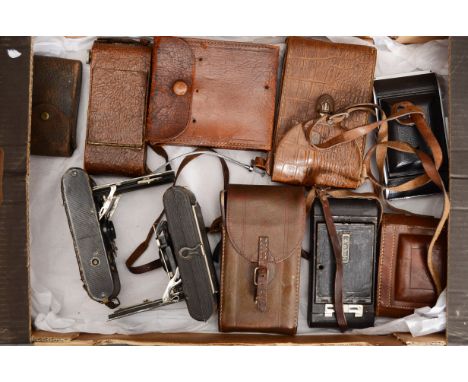 A Tray of Folding Cameras Part 2, including an Agfa Billy I, an APM, a Certo Certonet 0, Ensign Ranger II and Selfix 16-20 ca