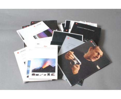 A Box of Leica Literature, including The Programe, Leica M, Handbook of the Leica System books and other litrature