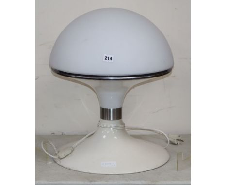 A 1960's mushroom table lamp 50cm high