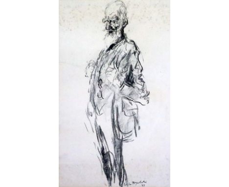§ Feliks Topolski (1907-1989)charcoal sketchPortrait of George Bernard Shawsigned and dated '4315.5 x 10in.