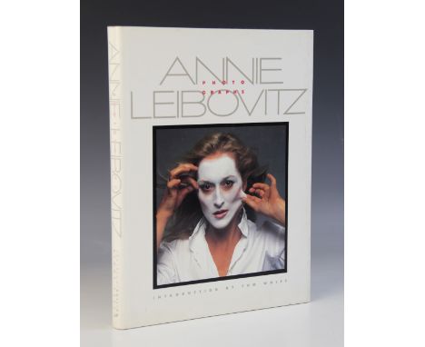 PHOTOGRAPHY INTEREST: Annie Leibovitz, PHOTOGRAPHS, signed first edition, grey cloth boards, DJ, Pantheon/Rolling Stone Press