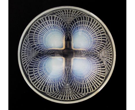 A Lalique 'Coquilles' bowl, early 20th century, designed by René Lalique (1860-1945) and introduced in 1924, the clear glass 