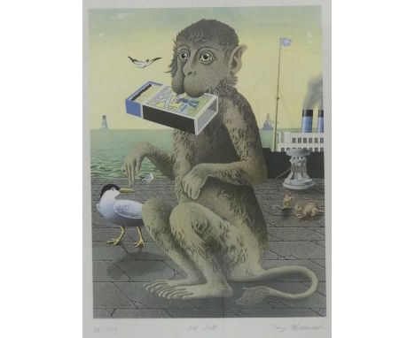 Tony Meeuwissen (b.1938) - Old Salt, lithograph printed in colours, signed, titled and numbered '50-250' to lower margin, ful