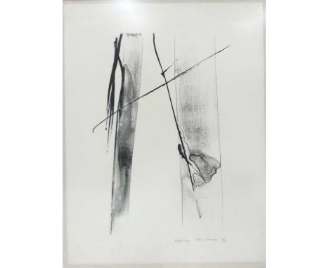 Shinoda Toko (1913-2021) - Beginning, lithograph on wove paper, signed, titled and numbered '19/30' in pencil lower right, fu
