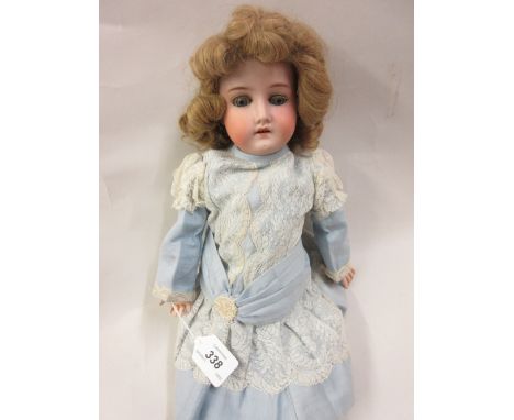 Early 20th Century bisque headed doll with jointed body