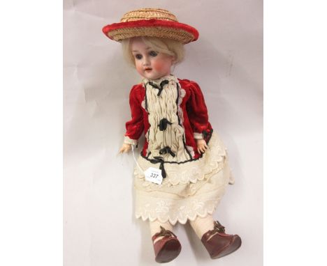 Kley and Hahn 250 Walkure bisque headed doll with jointed body