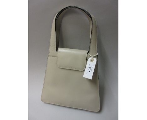 Tanner Krolle light beige leather handbag