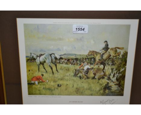 Michael Lyne, signed Limited Edition colour print, an Irish Bank, No. 158 of 300