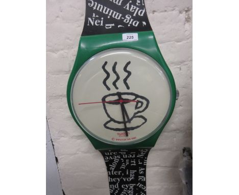 Swatch watches large display watch