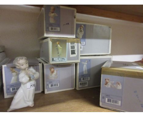 Group of seven various boxed Lladro figures