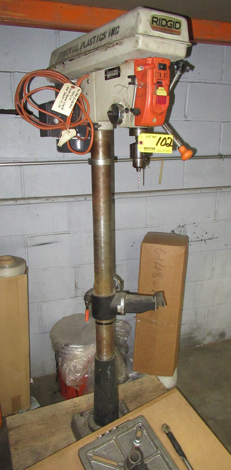 RIDGID MDL. DP1500 DRILL PRESS, 1HP, S/N 9833000137