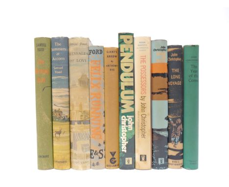 Samuel Youd, a collection of ten UK 1st editions, all original cloth,all in dust wrappers, including science fiction works un