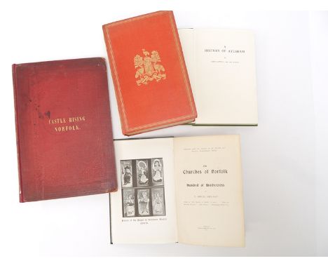 William Taylor: 'The History and Antiquities of Castle Rising, Norfolk', Lynn &amp; London, 1850, engraved frontis + 11 engra