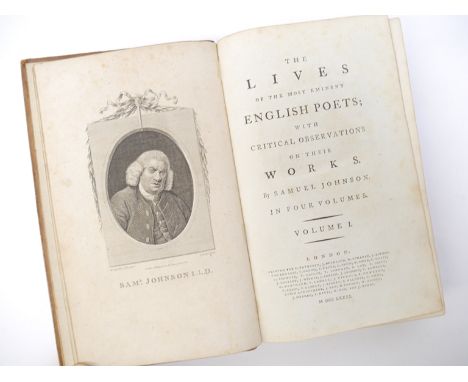 Samuel Johnson: 'The Lives of the Most Eminent English Poets' with critical observations on their works, Bathurst [&amp;c] 17