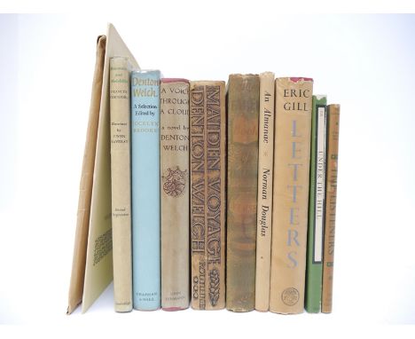 The Letters of Eric Gill, 1947, 1st edition, original cloth, dust wrapper, plus 11 others illustrated by or related to Reynol