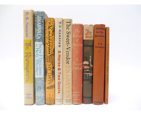 R.K. Narayan, 7 titles: 'Next Sunday', Mysore, 1955, 1st edition, signed and inscribed, original wraps, plus 6 1sts/ UK 1sts,