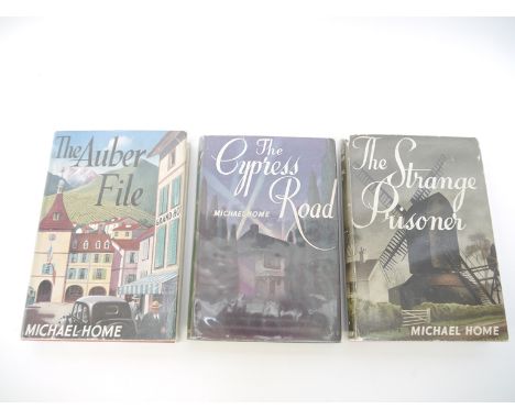 Michael Home [i.e. Christopher Bush, of Great Hockham, Norfolk], 3 titles: 'The Strange Prisoner', 1947, 'The Cypress Road', 