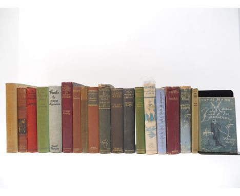 A collection of 19 pre-war novels etc, mainly 1st editions, including Franz Kafka: 'America', 1938, 1st UK edition, original 