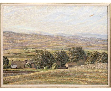 WILLIAM LIONEL CLAUSE NEAC (BRITISH 1887 - 1946), FALLS NEAR SHAP  oil on canvas, initialled and dated '28, titled label vers