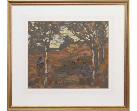 JAMES WATTERSON HERALD (SCOTTISH 1859 - 1914), RESTING TIME pastel on paper, titled labels versomounted, framed and under gla