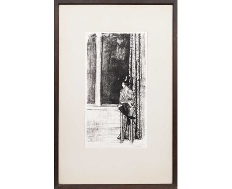 ETHEL LEONTINE GABAIN RBA ROI SWA (FRENCH/BRITISH 1883 - 1950), THE PATCH lithograph on paper, signed, titled label versomoun