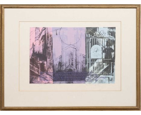 * IAN FLEMING RSA RSW RGI (SCOTTISH 1906 - 1994), CATHEDRAL SUITES trial state silkscreen print on paper, signed, titled, ins