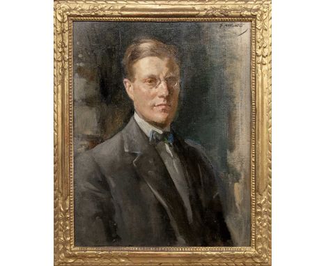EDWARD ARTHUR WALTON RSA PRSW (SCOTTISH 1860 - 1922), PORTRAIT OF ROBERT EDWARD WORTHINGTON oil on canvas, signedframed image