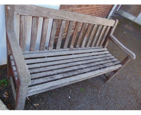 A garden bench