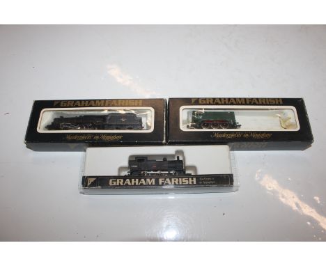 Three boxed Graham Farish "OO" gauge model railway items