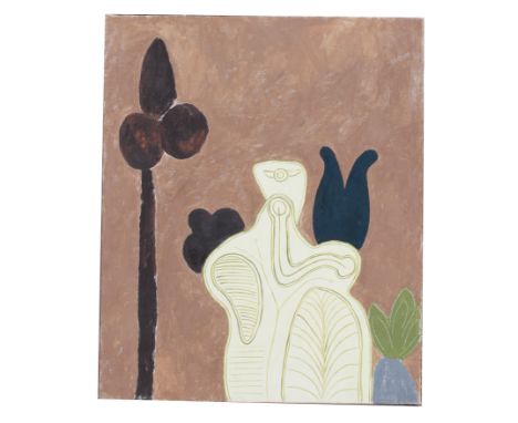 Robert Bonaparte (California, Oklahoma B. 1933) Abstract oil on canvas painting. Stamped verso. Provenance: Private Oklahoma 