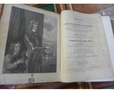 Memoirs of the Life of Colonel Hutchinson, Governor of Nottingham Castle and Town, Second Edition published by Longman, Hurst