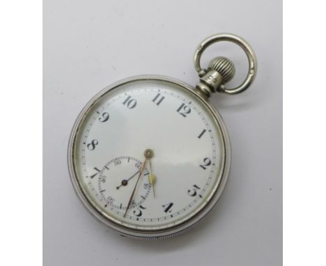 A silver Limit pocket watch 