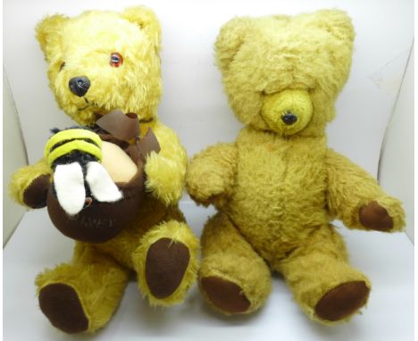 Two vintage Teddy bears including Chad Valley 