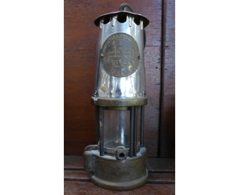 An Eccles Type 6 miner's lamp 