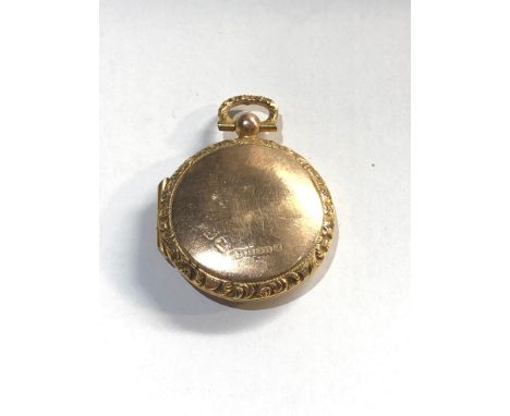 vintage 9ct gold locket 5.7g 