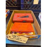 SNAP-ON & BLUE POINT SCREW EXTRACTOR SETS W/CASES