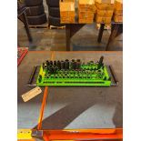 SNAP-ON 20" COMBINATION DRIVE SOCKET TRAY, GREEN W/(41) SNAP-ON SOCKETS