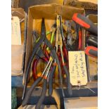 LOT (11) SNAP-ON SNAP RING PLIERS, ASSTD. SIZES & TYPES