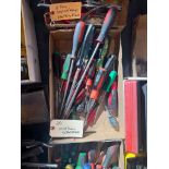 LOT (30) ASSTD. FLAT BLADE SCREWDRIVERS