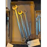 LOT (4) CAT COMBO WRENCHES
