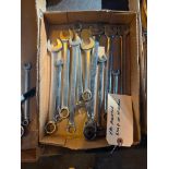 LOT (11) SNAP-ON VARIOUS SIZED COMBO WRENCHES