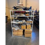 SMALL RACK W/MISC. ALLISON TRANSMISSION PARTS