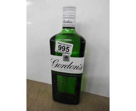 Bottle of Gordons Gin 