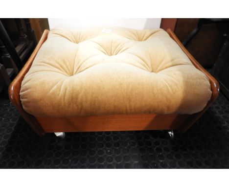 Upholstered G Plan Footstool/Pouffe with Storage under 