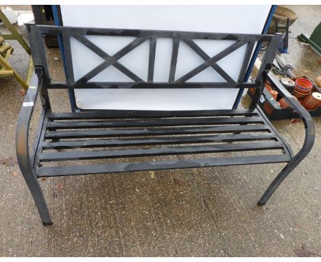 Metal Garden Bench 