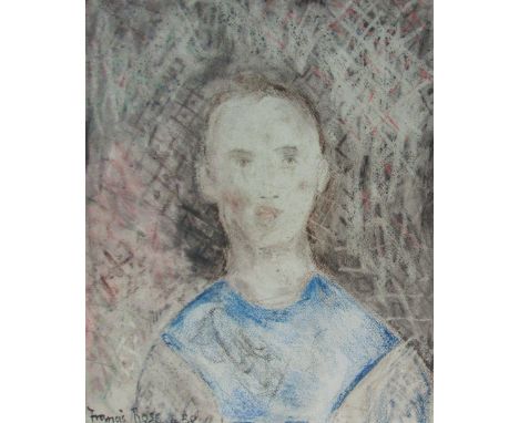 FRANCIS ROSE, 'Portrait', 38.5cm x 32cm, framed, signed by artist lower left corner. 