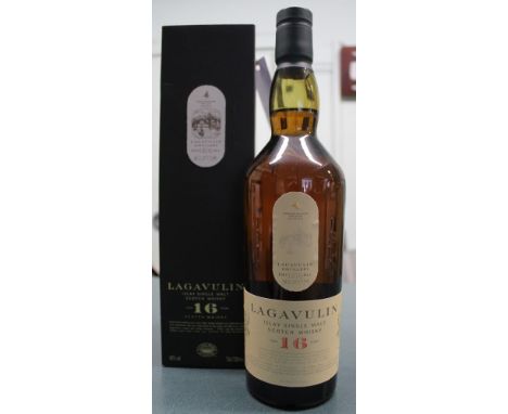 A Lagavulin Islay single malt Scotch Whisky, 16 years, boxed